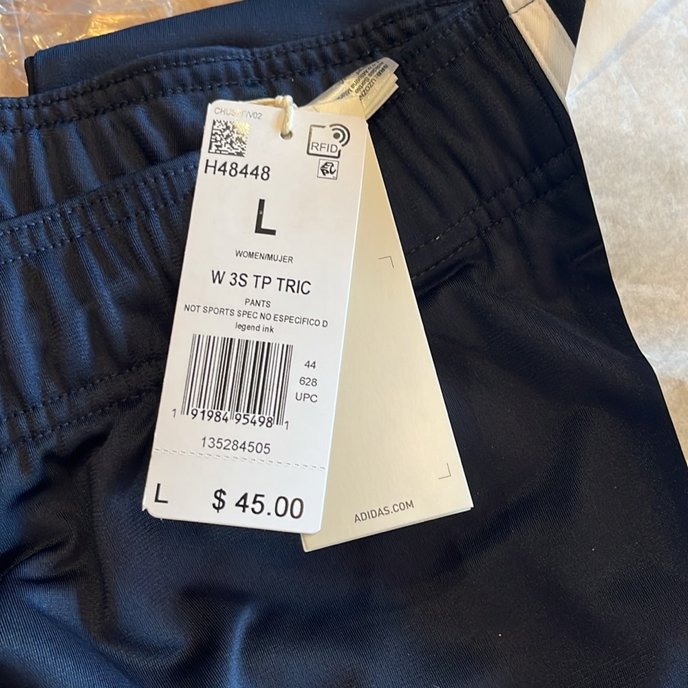 ADIDAS Women's Essentials Navy Blue 3-Stripes Track Suit - Picture 10 of 10